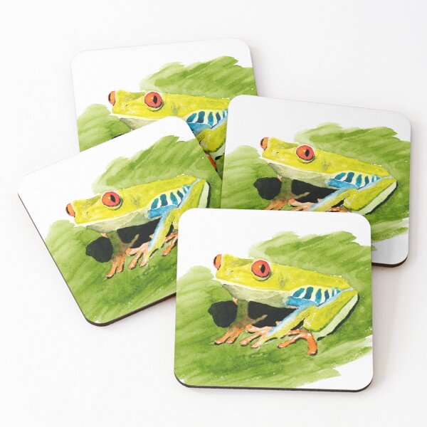 Item preview, Tree Frog Watercolour Painting designed and sold by Nicky Rollings.
