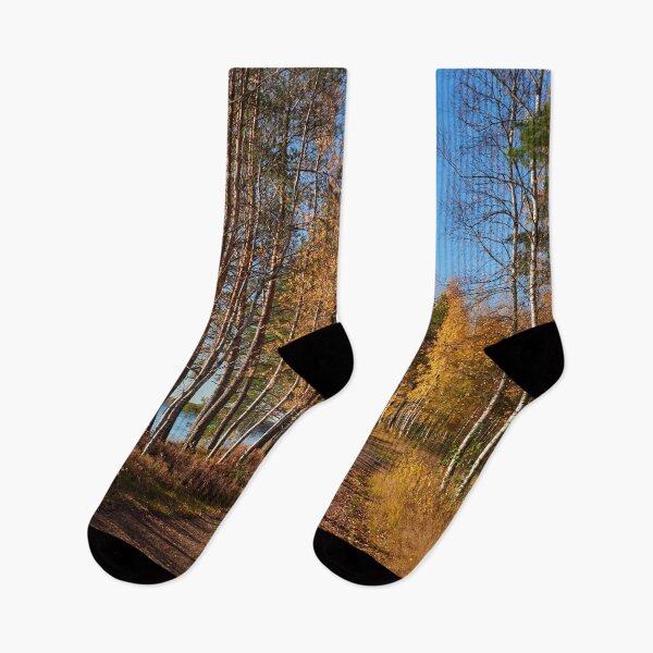 Item preview, The road in the yellow forest designed and sold by Jouko Lehto Photography.