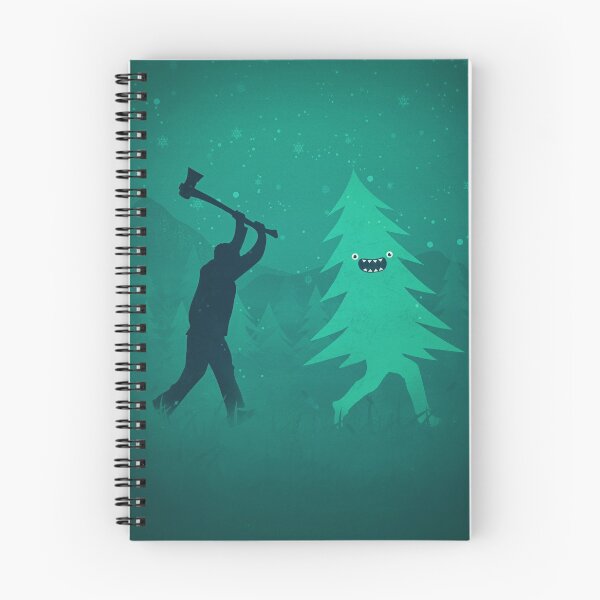 Item preview, Funny Christmas Tree Hunted by lumberjack (Funny Humor) designed and sold by badbugs.
