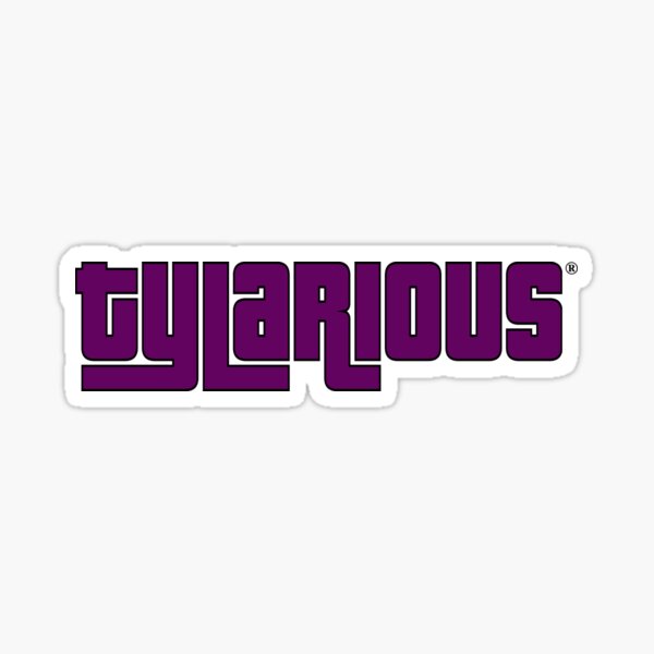 Tylarious Purple Sticker
