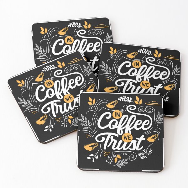 Item preview, In coffee we trust 3 border designed and sold by Makanahele.