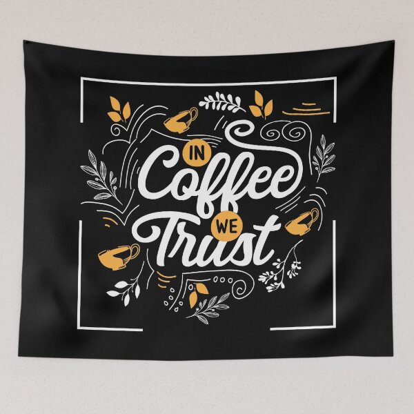 Item preview, In coffee we trust 3 border designed and sold by Makanahele.