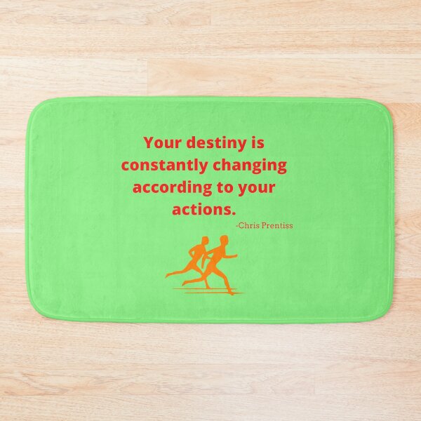Item preview, 'Your destiny is constantly changing according to your actions'- Chris Prentiss designed and sold by Rechtop.