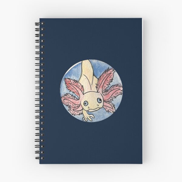 Item preview, Watercolor Leucistic Axolotl designed and sold by HorseCrimes.
