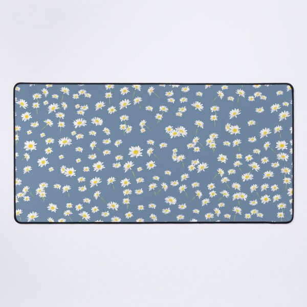 Item preview, Margaritas de verano en gris azul designed and sold by Bobfreckle.
