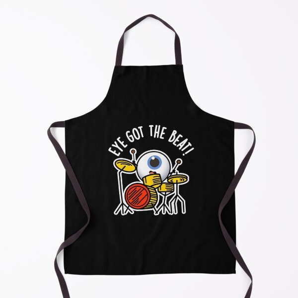 Item preview, Eye Got The Beat Funny Drummer Puns (Dark BG) designed and sold by punnybone.