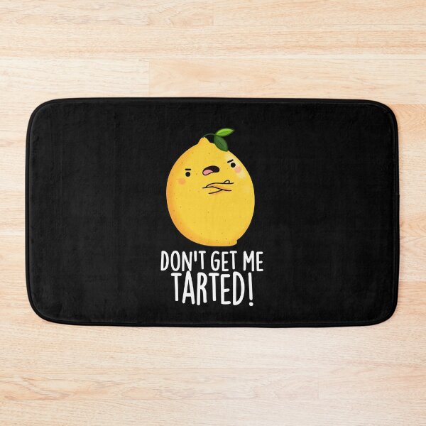 Item preview, Don't Get Me Tarted Funny Lemon Puns (Dark BG) designed and sold by punnybone.