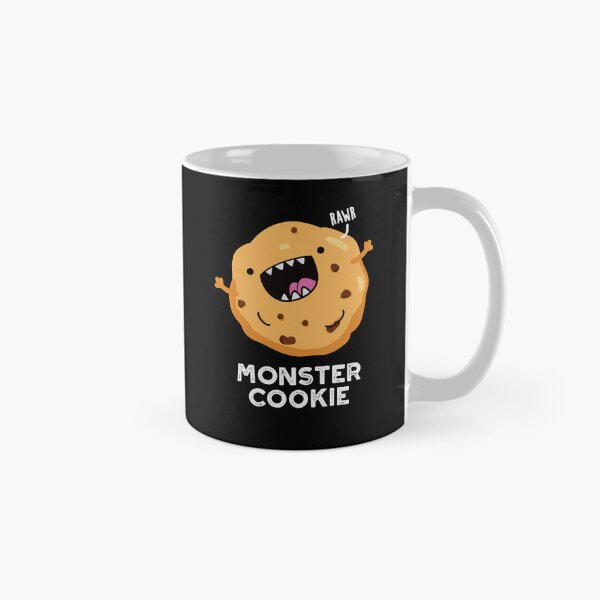 Item preview, Monster Cookie Funny Food Puns (Dark BG) designed and sold by punnybone.