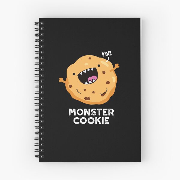 Item preview, Monster Cookie Funny Food Puns (Dark BG) designed and sold by punnybone.
