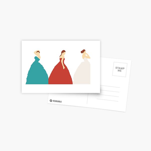 The Selection Trilogy Silhouettes Postcard
