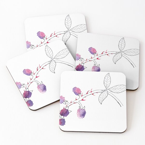 Item preview, Spiteful Blackberry Bush Watercolour designed and sold by Nicky Rollings.