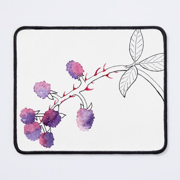 Item preview, Spiteful Blackberry Bush Watercolour designed and sold by Nicky Rollings.