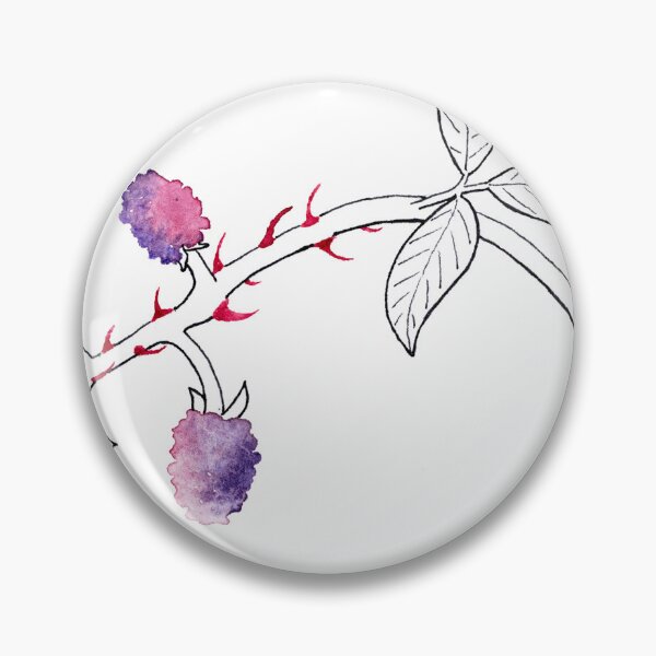 Item preview, Spiteful Blackberry Bush Watercolour designed and sold by Nicky Rollings.
