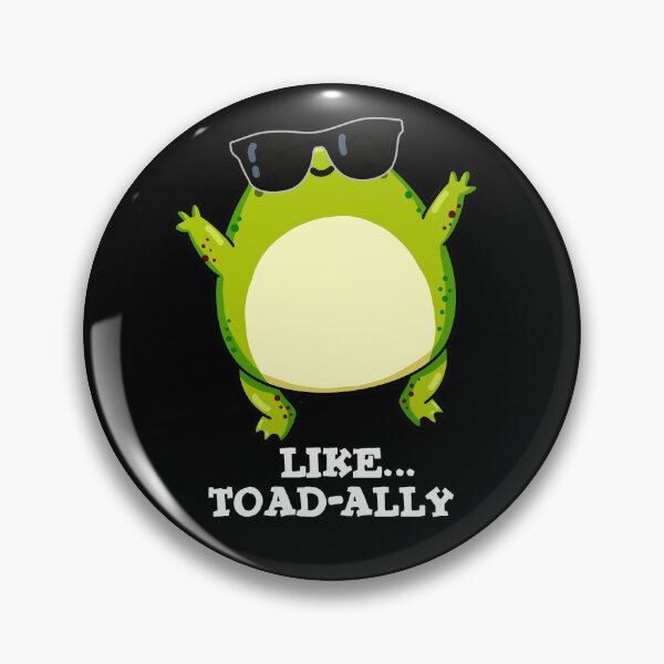 Item preview, Like Toad-ally Funny Toad Puns (Dark BG) designed and sold by punnybone.