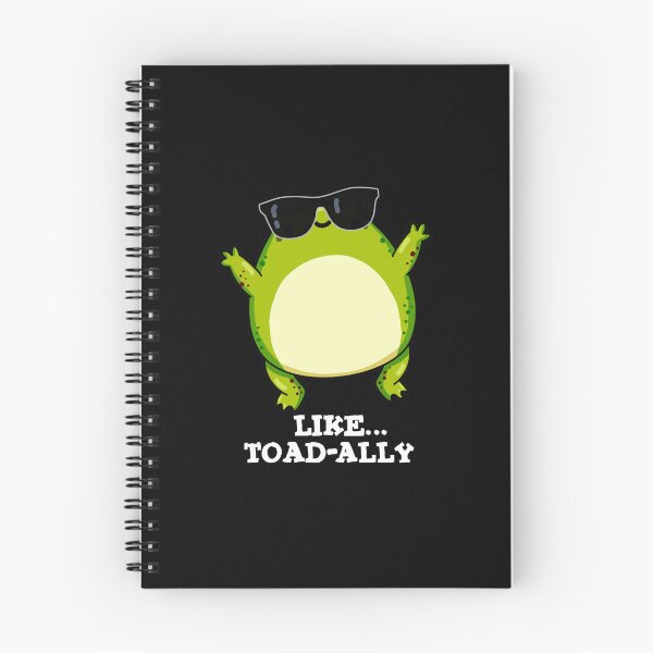 Item preview, Like Toad-ally Funny Toad Puns (Dark BG) designed and sold by punnybone.