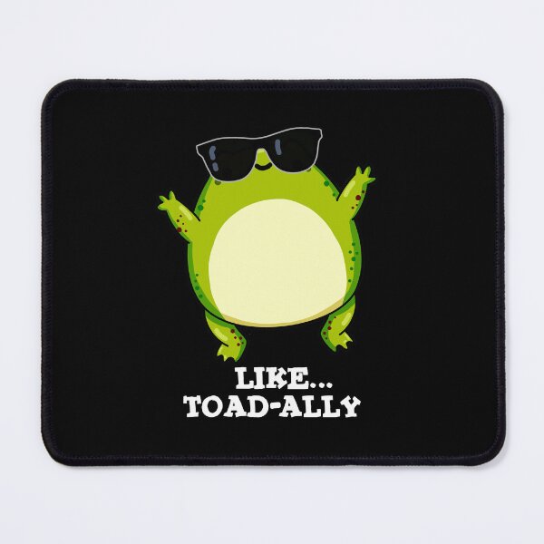 Item preview, Like Toad-ally Funny Toad Puns (Dark BG) designed and sold by punnybone.