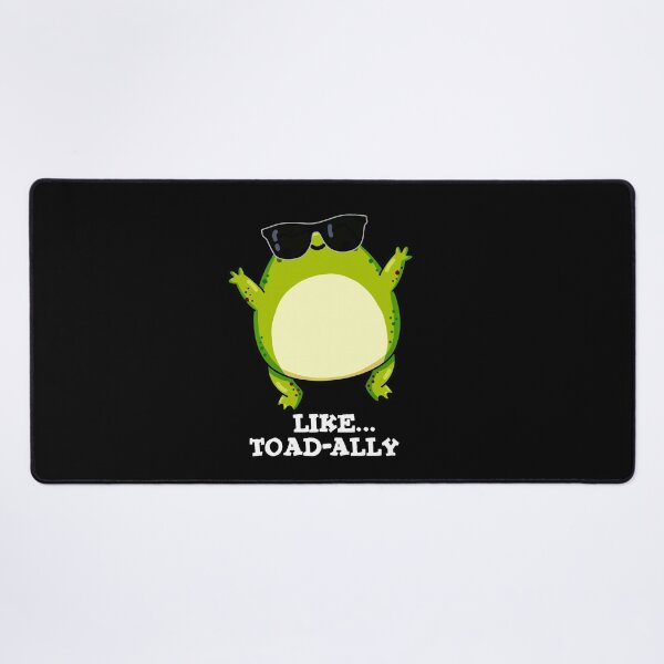 Item preview, Like Toad-ally Funny Toad Puns (Dark BG) designed and sold by punnybone.
