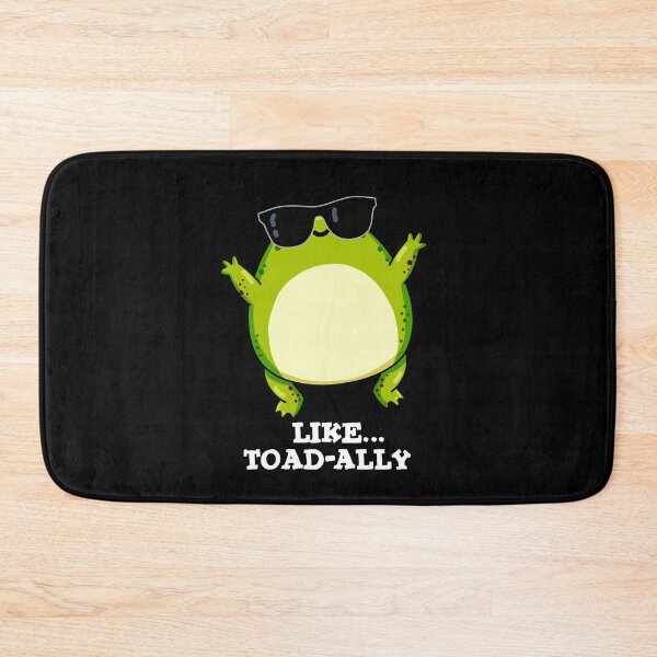 Item preview, Like Toad-ally Funny Toad Puns (Dark BG) designed and sold by punnybone.
