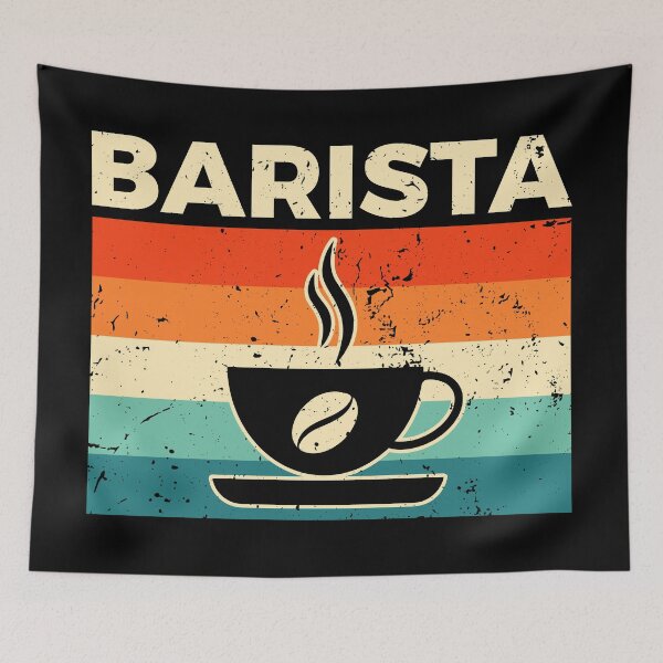 Item preview, Barista Coffee Artist Retro Vintage designed and sold by NestaReign.
