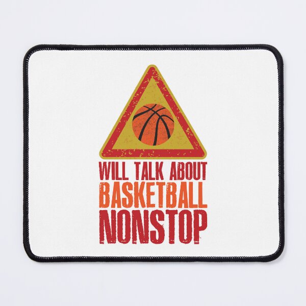 Item preview, Warning. Will Talk About Basketball Nonstop designed and sold by chillaxcats.