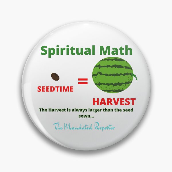 Item preview, Spiritual Math - Seedtime and Harvest - White designed and sold by TheReporter1.