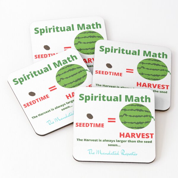 Item preview, Spiritual Math - Seedtime and Harvest - White designed and sold by TheReporter1.