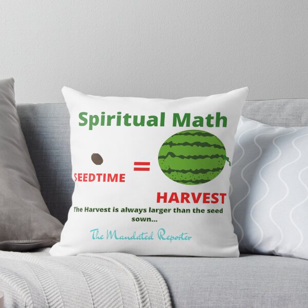Item preview, Spiritual Math - Seedtime and Harvest - White designed and sold by TheReporter1.