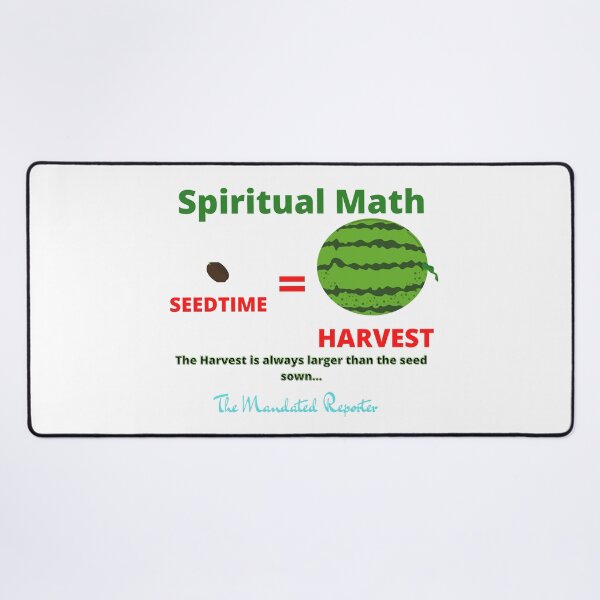 Item preview, Spiritual Math - Seedtime and Harvest - White designed and sold by TheReporter1.