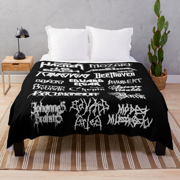 Item preview, Heavy Metal-style Composers (White Text) designed and sold by ANAELZER.
