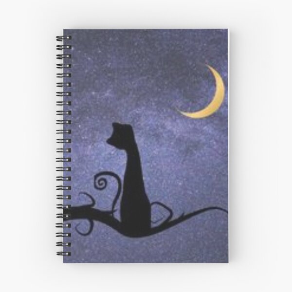 Item preview, Black Cat Moon Gazing designed and sold by RMDSCreations.