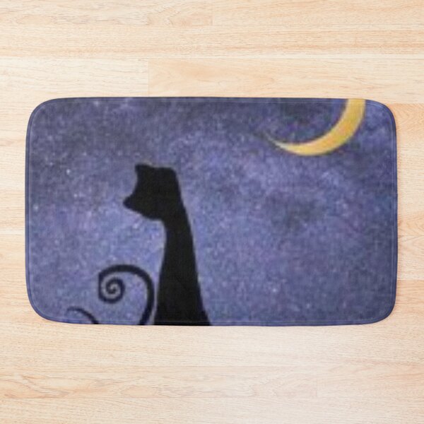Item preview, Black Cat Moon Gazing designed and sold by RMDSCreations.