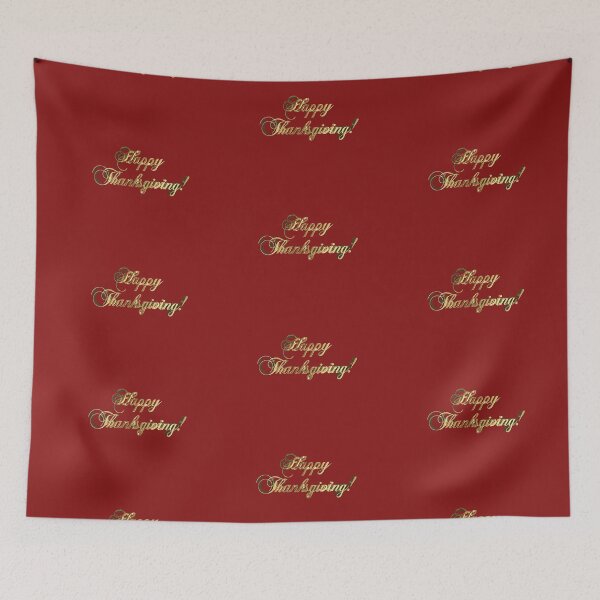 Item preview, Happy Thanksgiving Faux Gold Foil Script designed and sold by URSparklingShop.