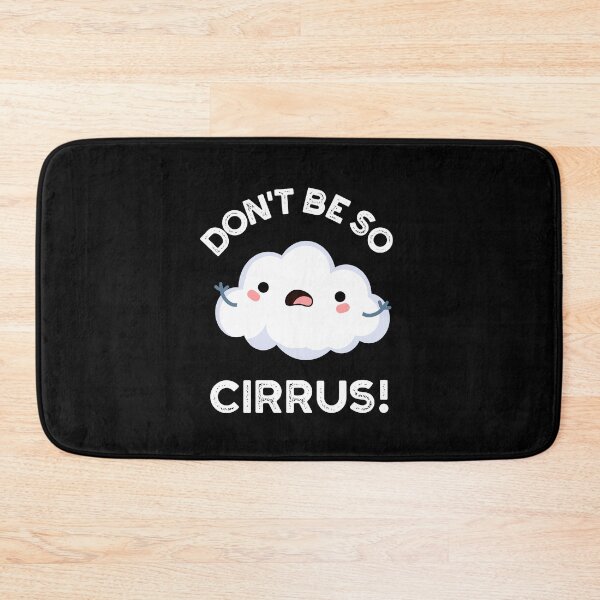Item preview, Don't Be So Cirrus Funny Cloud Puns (Dark BG) designed and sold by punnybone.