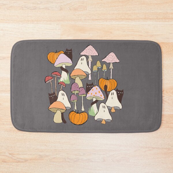 Item preview, HALLOWEEN - Ready for the Party! Black cats, Ghosts, Mushrooms and Pumpkins designed and sold by Dominiquevari.