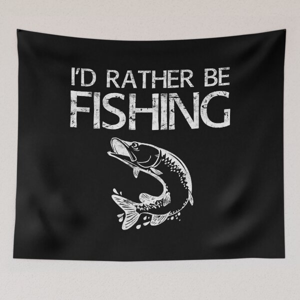 Item preview, I'd Rather Be Fishing Funny Fisherman designed and sold by Abaddon-art.