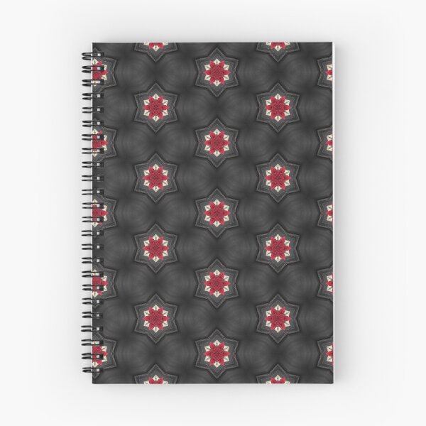 Item preview, Grey and red Textile work designed and sold by tshirtsandme.