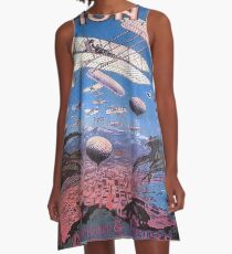 Vintage poster - Aviation Meet A-Line Dress