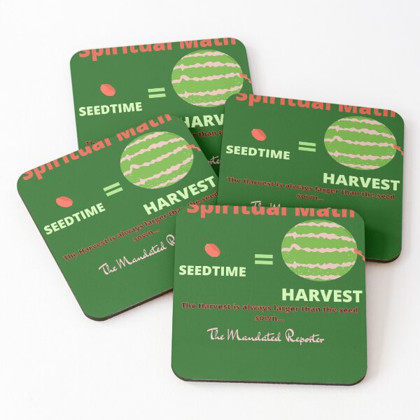 Item preview, Spiritual Math - Seedtime and Harvest - Dark Green designed and sold by TheReporter1.