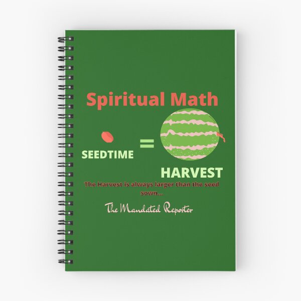 Item preview, Spiritual Math - Seedtime and Harvest - Dark Green designed and sold by TheReporter1.