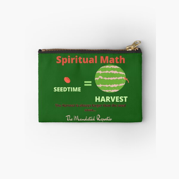 Item preview, Spiritual Math - Seedtime and Harvest - Dark Green designed and sold by TheReporter1.