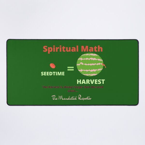 Item preview, Spiritual Math - Seedtime and Harvest - Dark Green designed and sold by TheReporter1.
