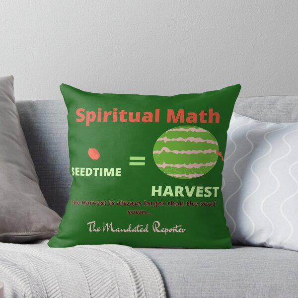 Item preview, Spiritual Math - Seedtime and Harvest - Dark Green designed and sold by TheReporter1.