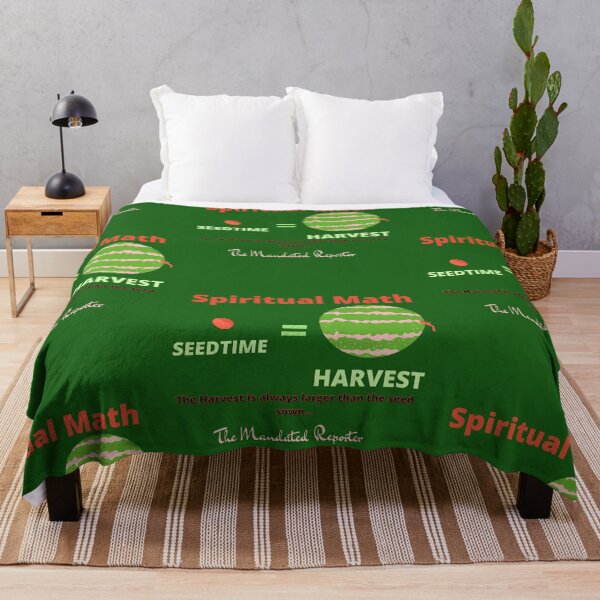 Item preview, Spiritual Math - Seedtime and Harvest - Dark Green designed and sold by TheReporter1.