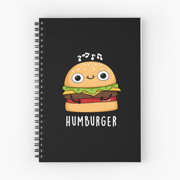 Item preview, Humburger Funny Burger Puns (Dark BG) designed and sold by punnybone.