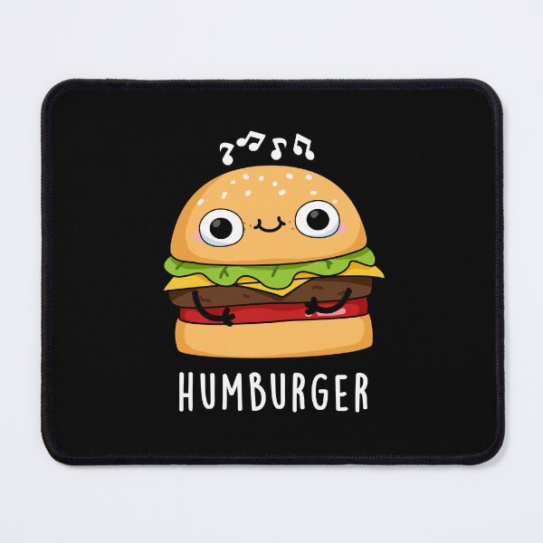 Item preview, Humburger Funny Burger Puns (Dark BG) designed and sold by punnybone.