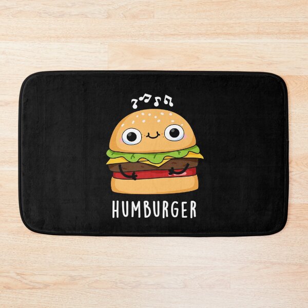Item preview, Humburger Funny Burger Puns (Dark BG) designed and sold by punnybone.