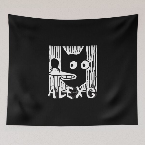 Item preview, (Sandy) Alex G Dog Logo Sticker designed and sold by Rhubarbbechtel.