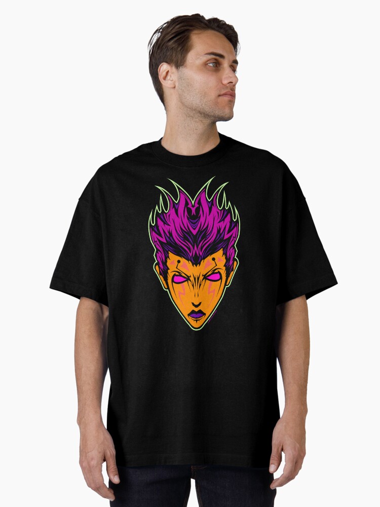 Thumbnail 2 of 7, Oversized T-Shirt, army of none - firestar remix designed and sold by sadmachine.