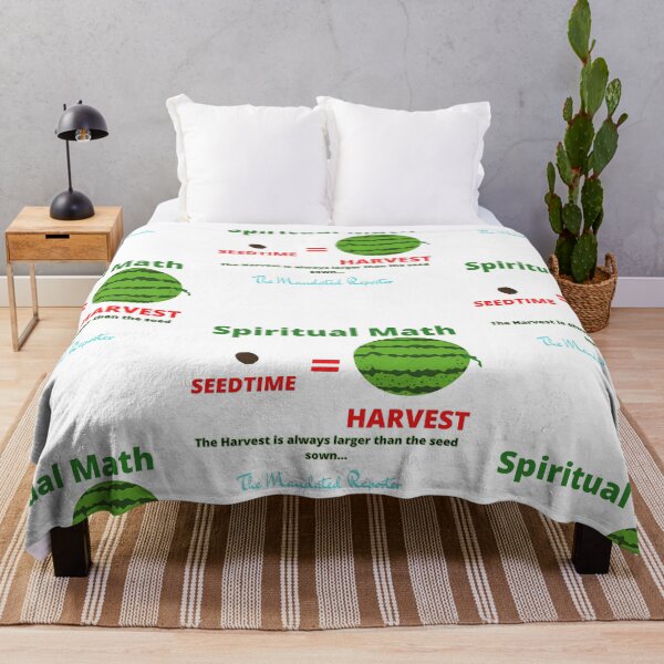 Item preview, Spiritual Math - Seedtime and Harvest - White designed and sold by TheReporter1.