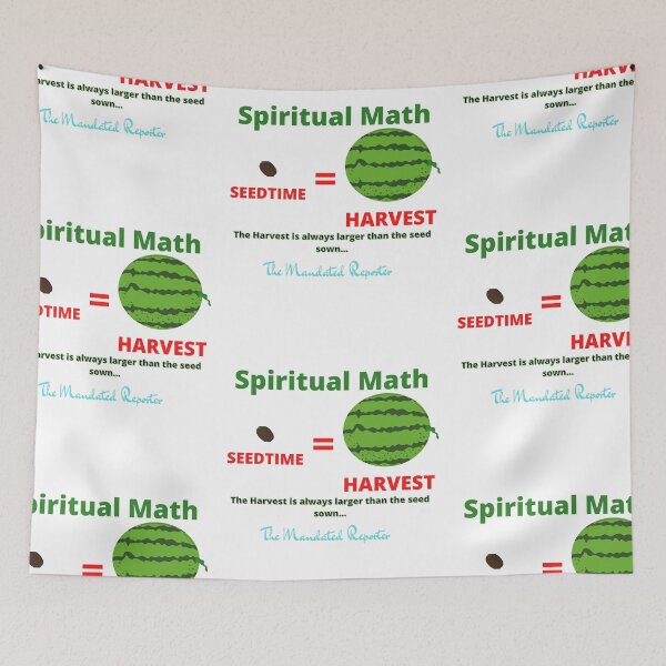 Item preview, Spiritual Math - Seedtime and Harvest - White designed and sold by TheReporter1.
